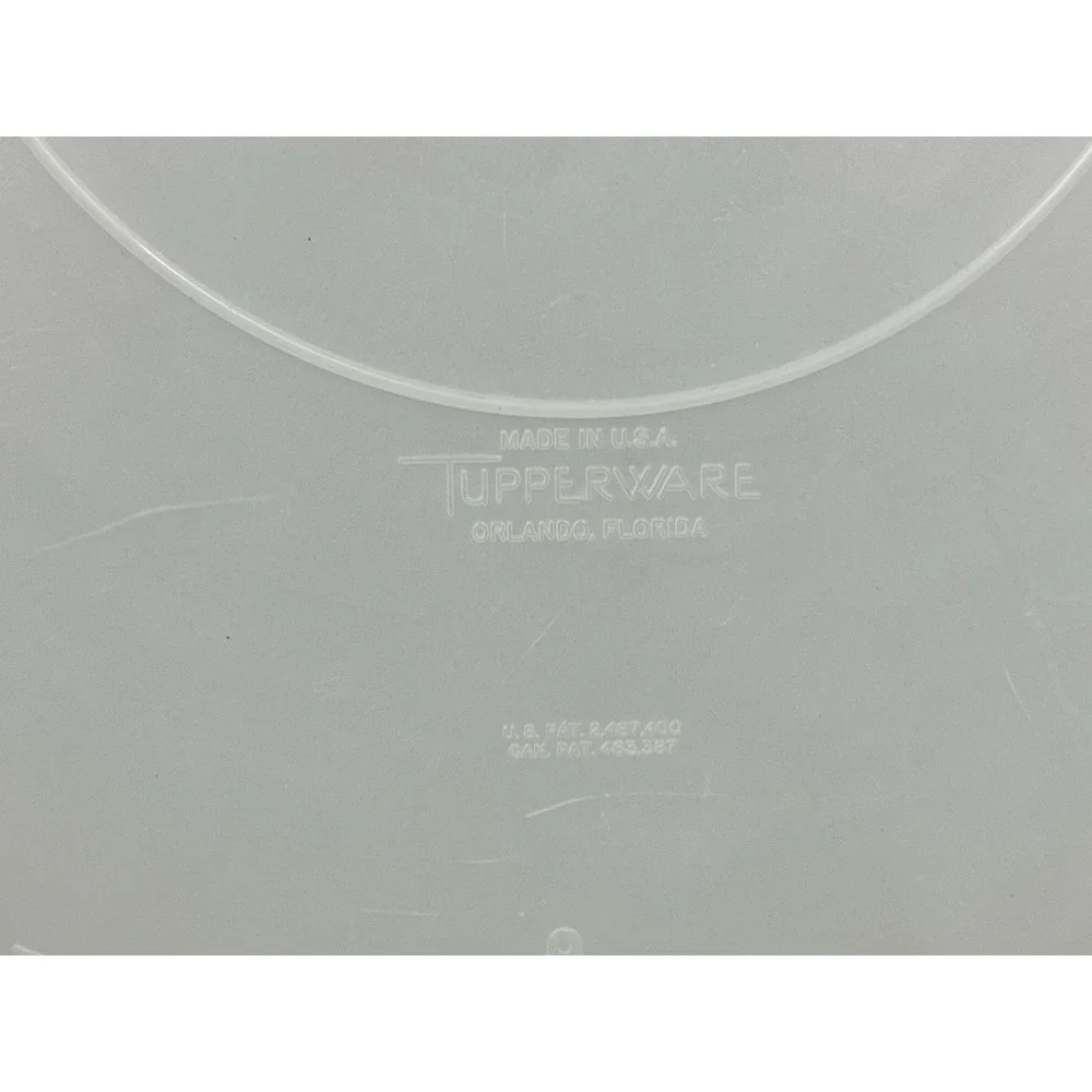 Vintage Tupperware Clear 12.25